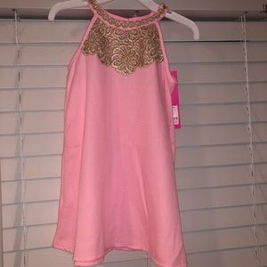 Girls Lilly Pulitzer Mini Pearl Shift Dress